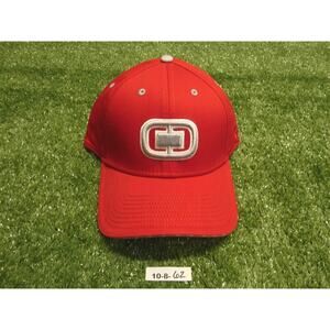 OGIO New Era 39Thirty Fitted Golf Hat Red/Silver Large/Extra Large New
